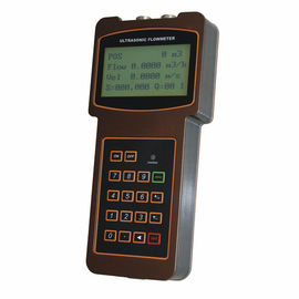 Misuratore di portata ultrasonico tenuto in mano portatile, Morsetto-sul trasduttore che misura Flowemeter TUF-2000H