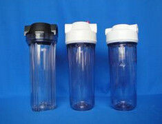 custodia di filtro di plastica trasparente a 5 pollici della famiglia per la filtrazione dell'acqua