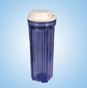 custodia di filtro di plastica del sedimento di depurazione delle acque trasparente della famiglia a 5 pollici