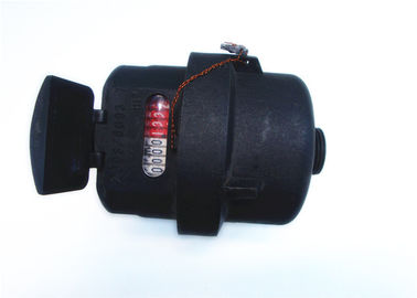 Contatore per acqua di plastica ClassC del pistone/nero volumetrico di ClassD, LXH-15P